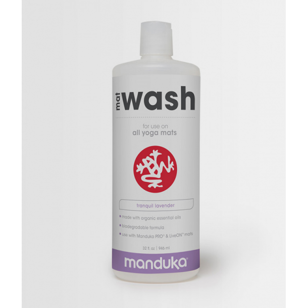 Manduka mat wash - til alle typer yogamtter 95 cl. Lavendel